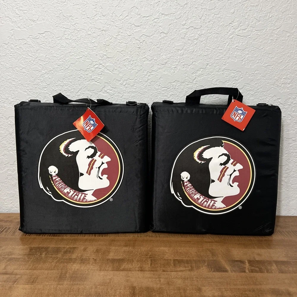 Vintage Lot Of 2 FSU Florida State University Seminoles Stadium Seat Cushions